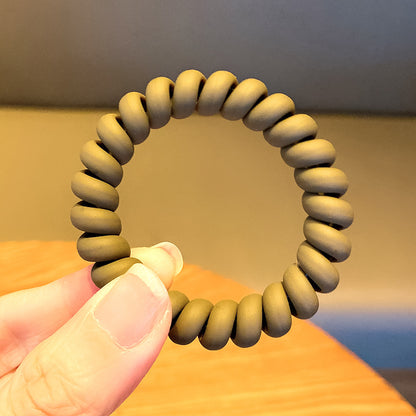 棕色簡約髮圈