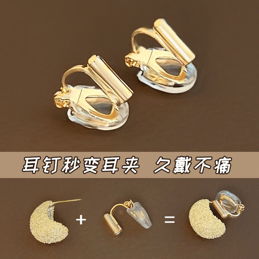 扭紋可調式簡約耳夾－商品主圖｜https://igowo.tw/