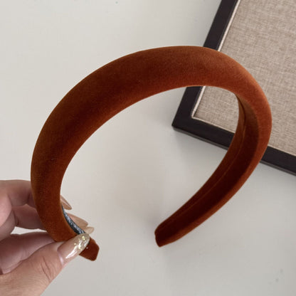 棕色簡約髮箍