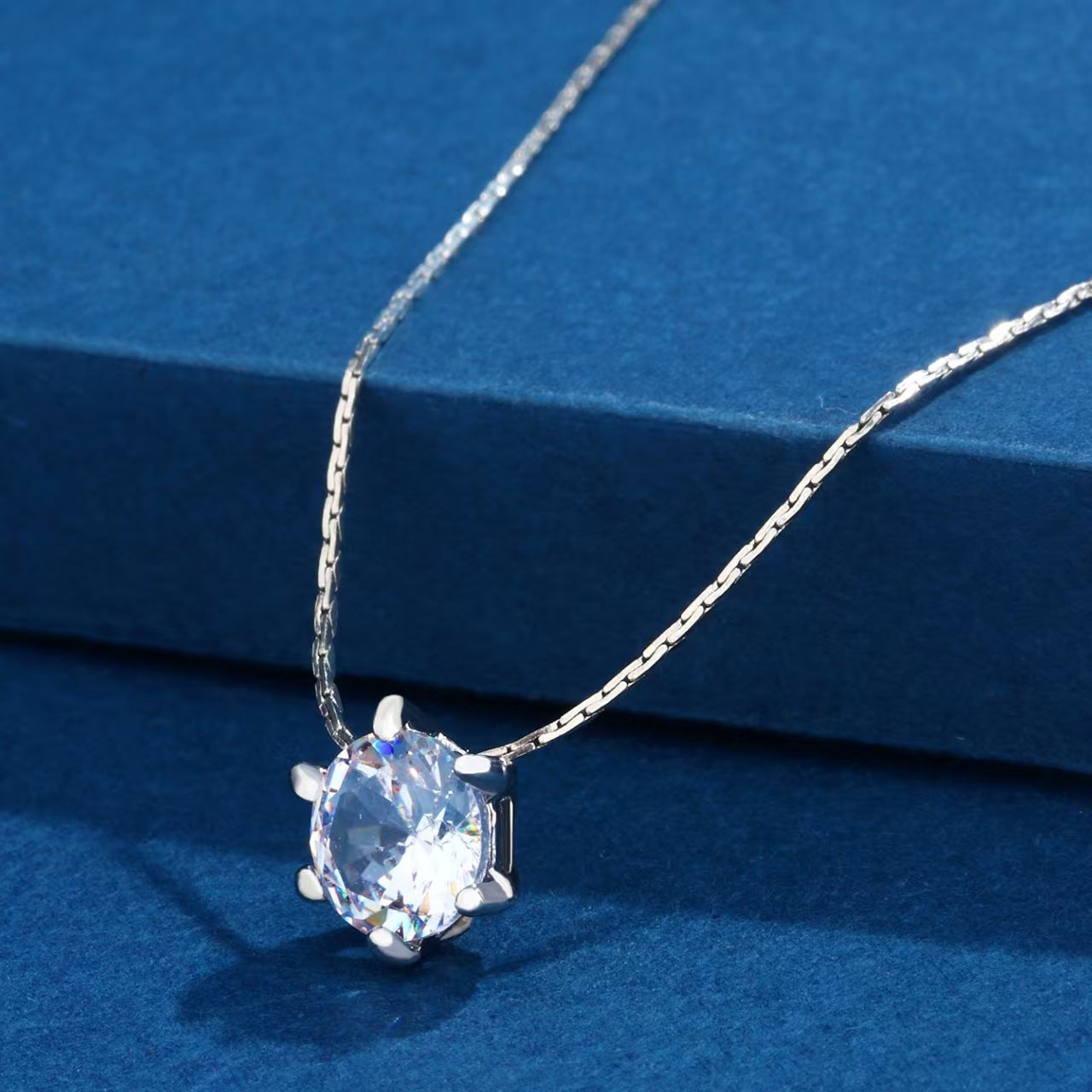 琉璃水滴多層簡約項鍊－細節特寫15｜https://igowo.tw/