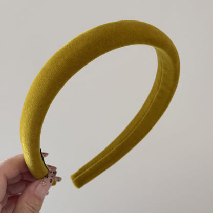 絨面簡約髮箍