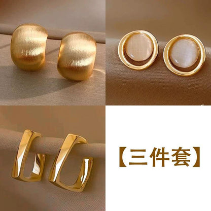 金屬復古耳釘－細節特寫32｜https://igowo.tw/