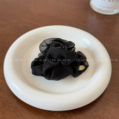 網紗簡約鯊魚夾