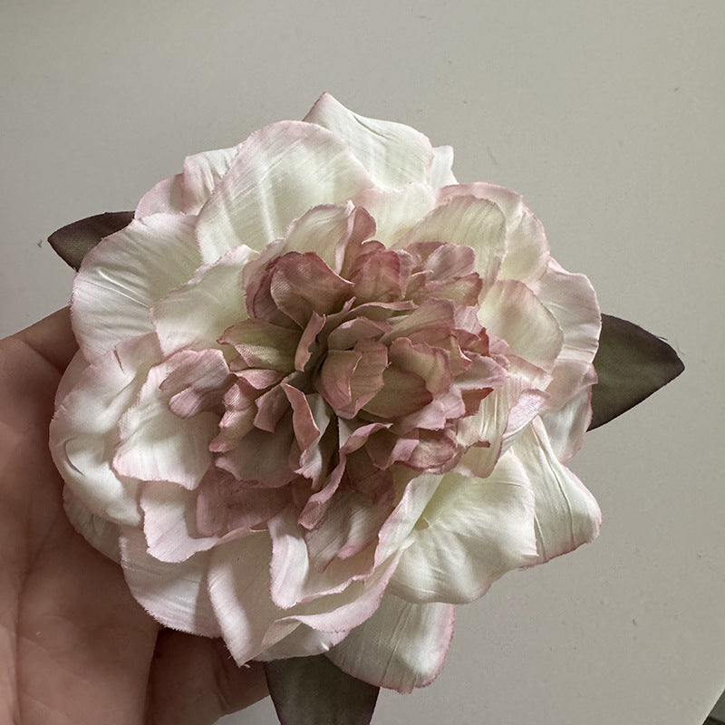 紅色花朵髮夾