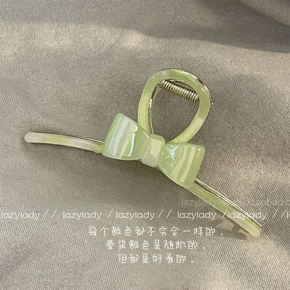 醋酸板材蝴蝶結髮夾