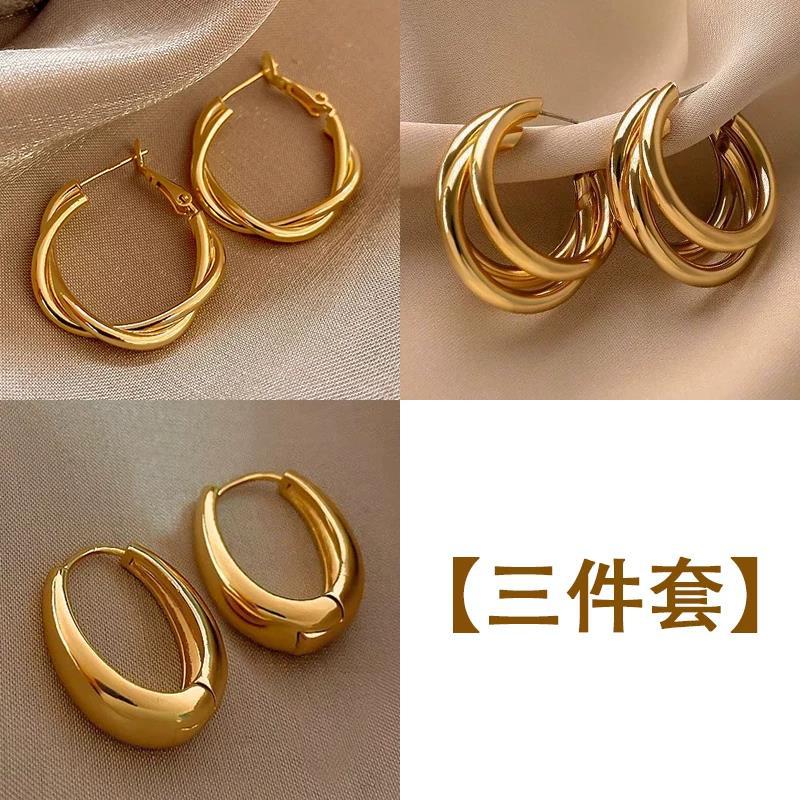 金屬復古耳釘－細節特寫8｜https://igowo.tw/