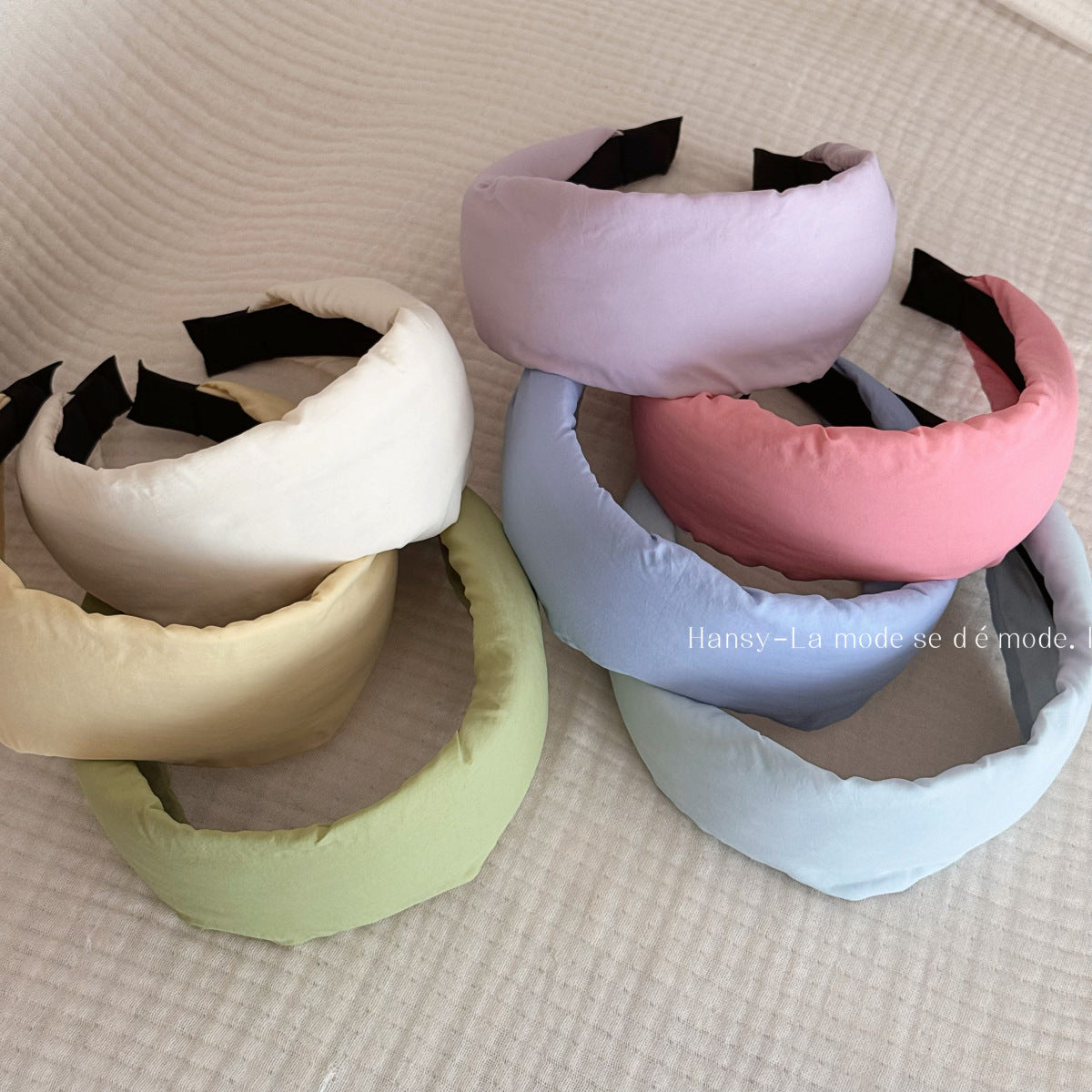 寬版簡約髮箍－商品主圖｜https://igowo.tw/