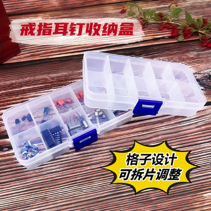 透明簡約耳釘－細節特寫2｜https://igowo.tw/
