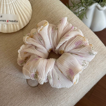 碎花大腸圈髮圈