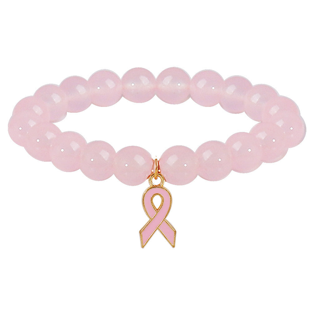粉色麻花編織手鏈組