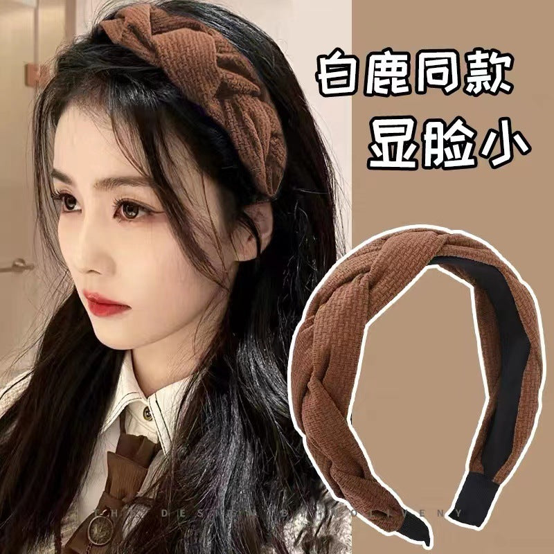 扭紋簡約髮箍－商品主圖｜https://igowo.tw/