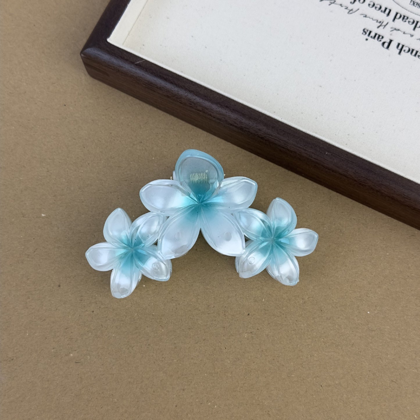 漸層花朵髮夾