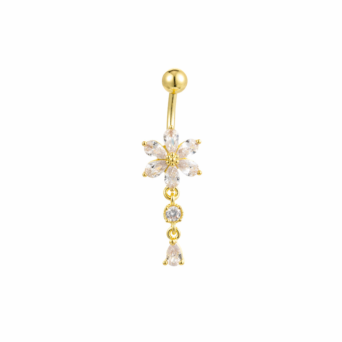 愛心鑲鑽飾品－1/金色款細節｜https://igowo.tw/