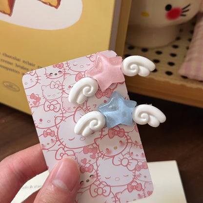 星星翅膀髮夾－商品主圖｜https://igowo.tw/