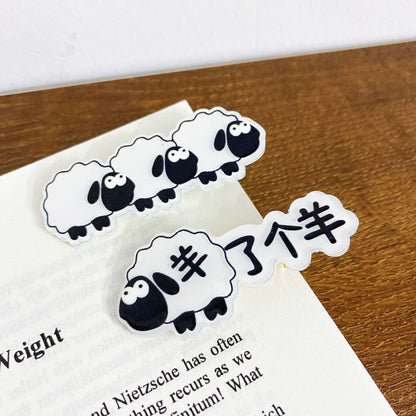 卡通簡約髮夾－商品主圖｜https://igowo.tw/