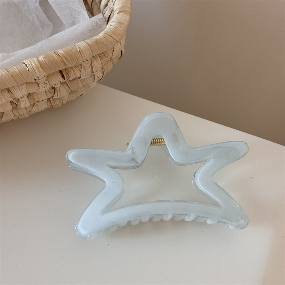 星星簡約鯊魚夾