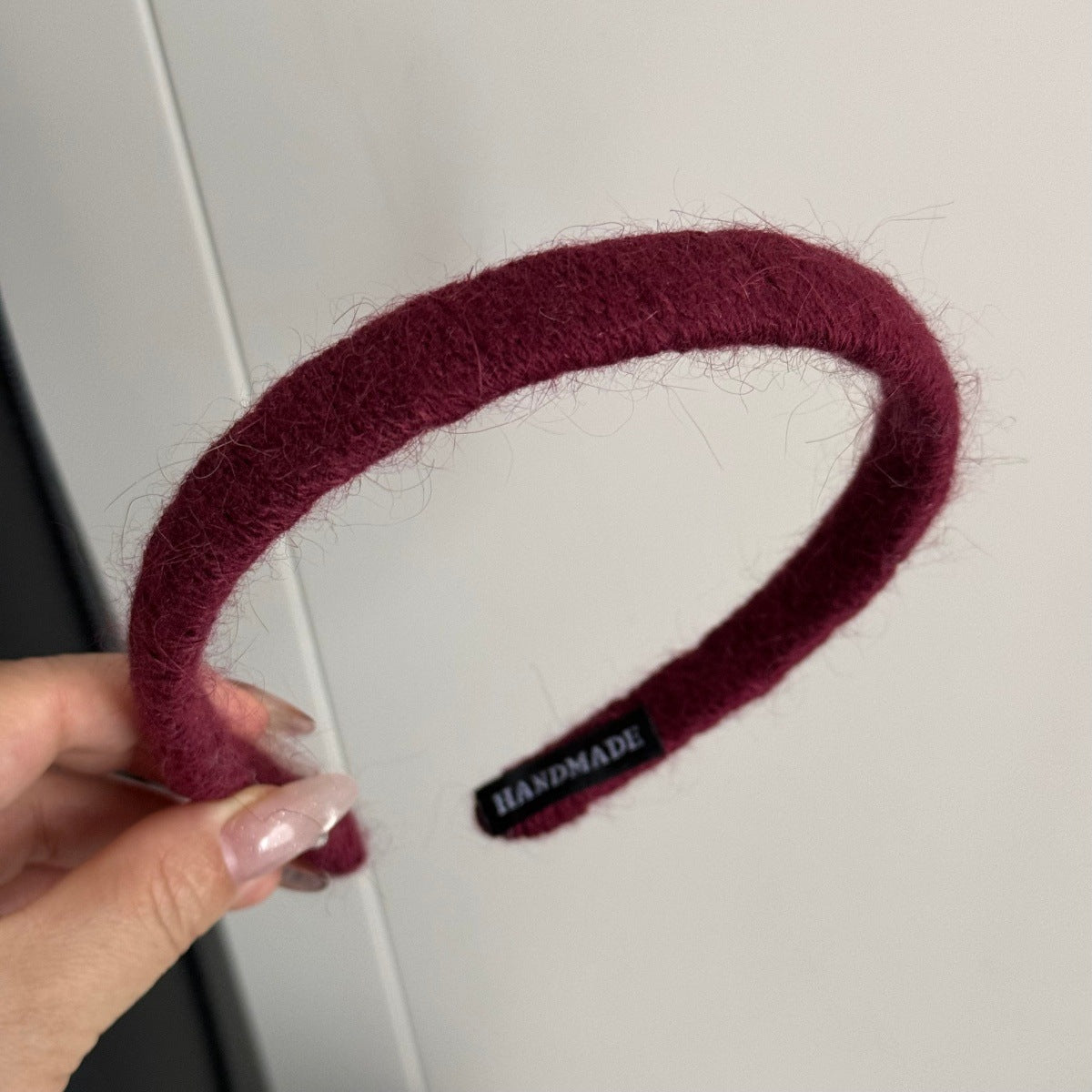 針織布面纏繞髮箍