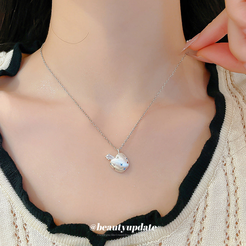 彩色鋯石墜飾項鍊－商品主圖｜https://igowo.tw/
