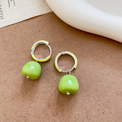 琉璃琺瑯耳環