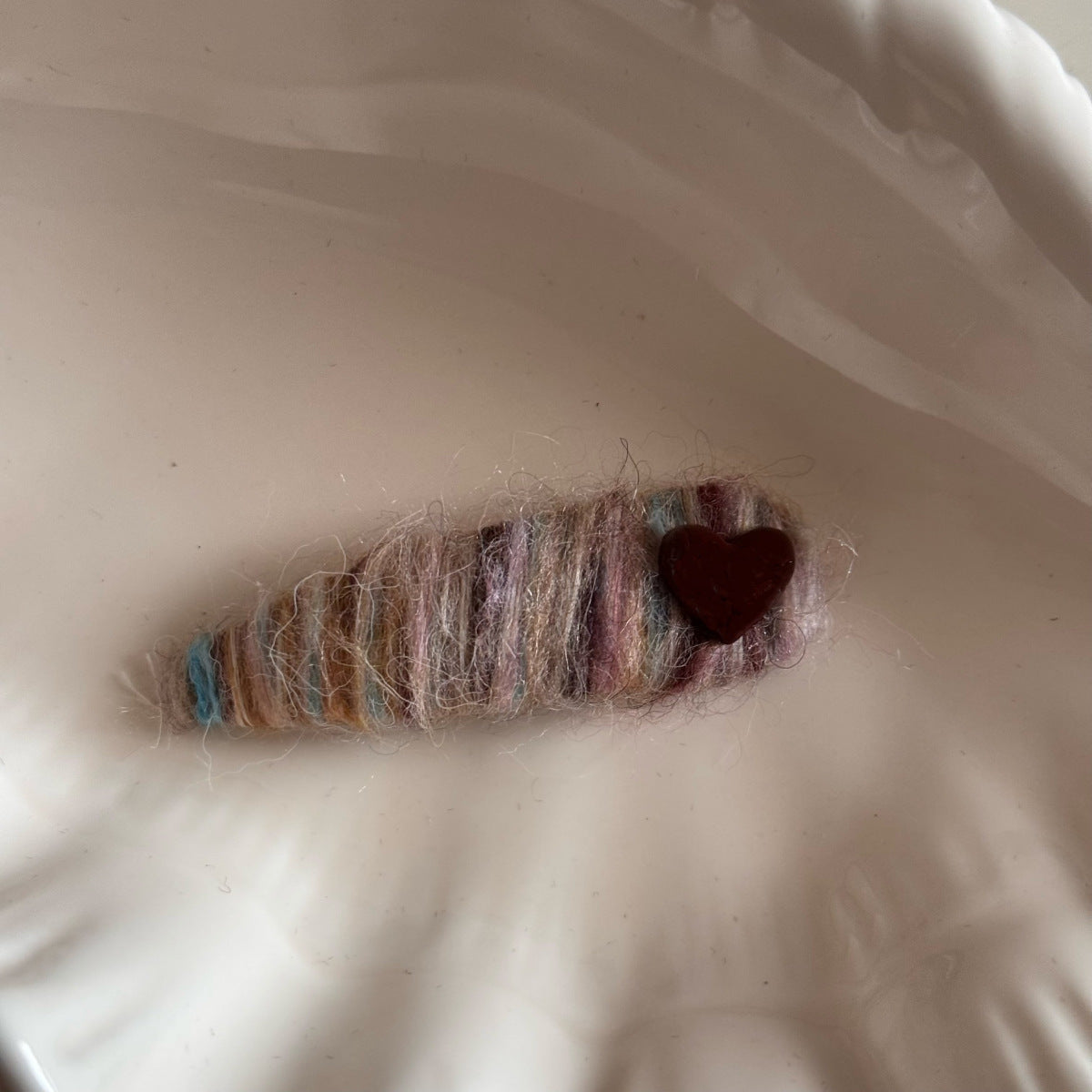 愛心纏繞髮夾