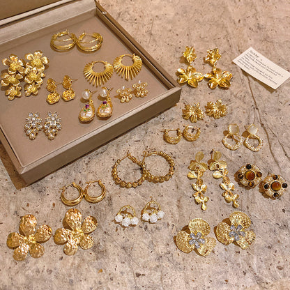 歐美復古金屬耳飾