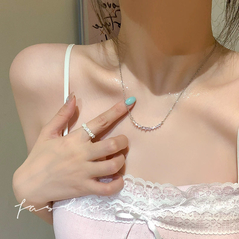 鋯石鈦鋼水滴墜飾項鍊－細節特寫24｜https://igowo.tw/
