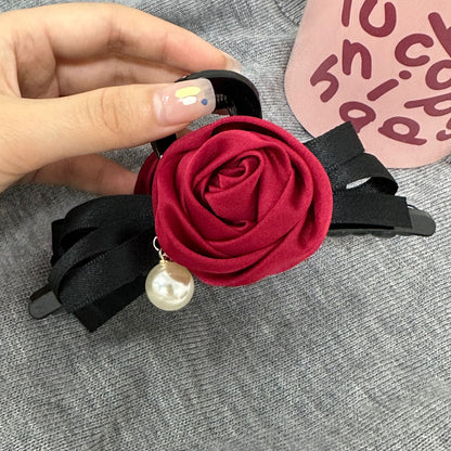 玫瑰簡約髮夾