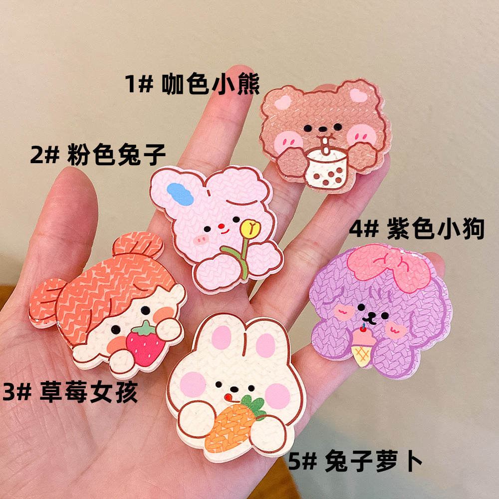 壓克力卡通髮夾－細節特寫4｜https://igowo.tw/