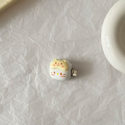 粉色卡通髮夾