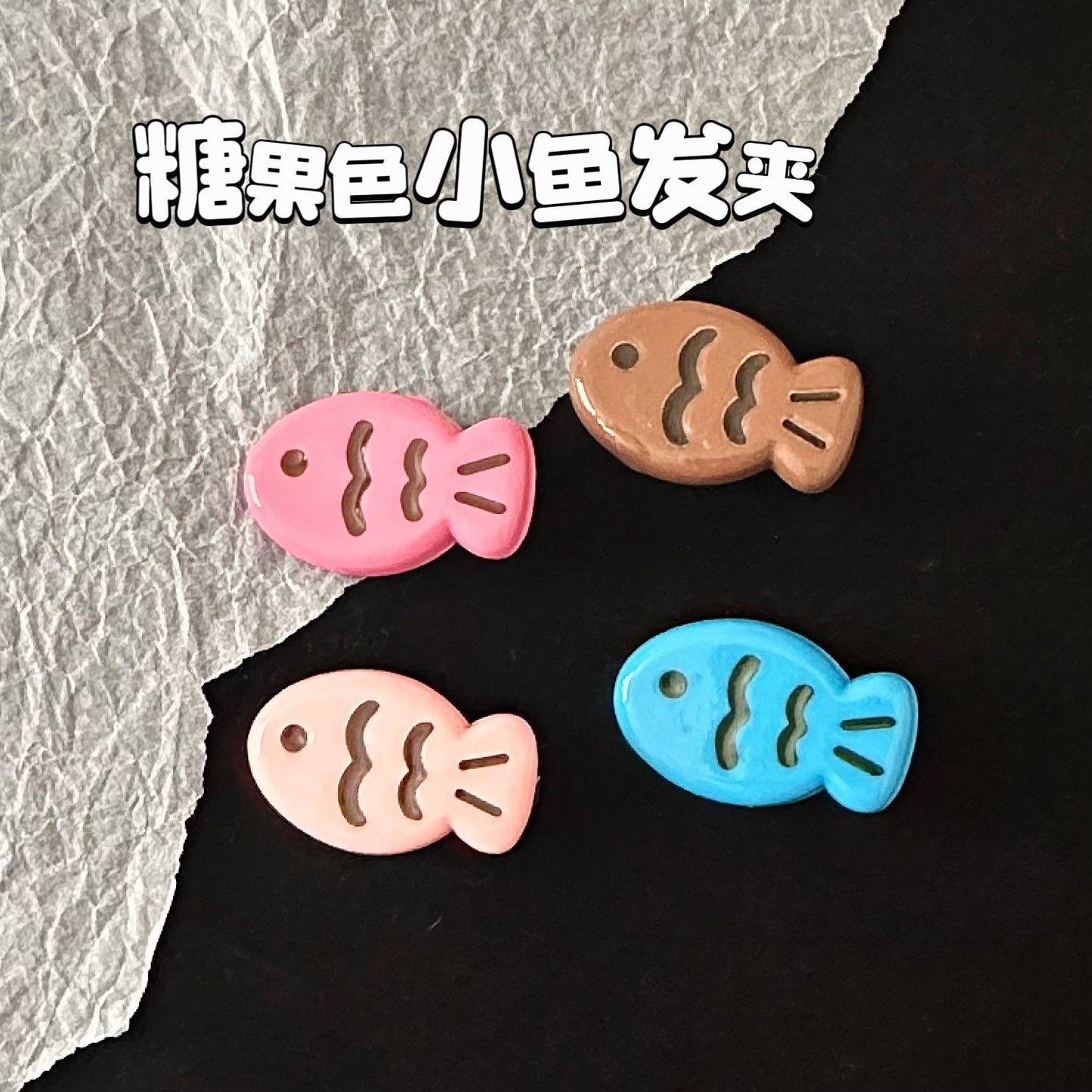繽紛魚尾髮夾－商品主圖｜https://igowo.tw/
