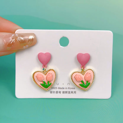 綠色金屬蝴蝶結耳釘－細節特寫19｜https://igowo.tw/