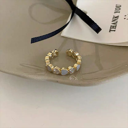 琺瑯蝴蝶可調式戒指－細節特寫45｜https://igowo.tw/