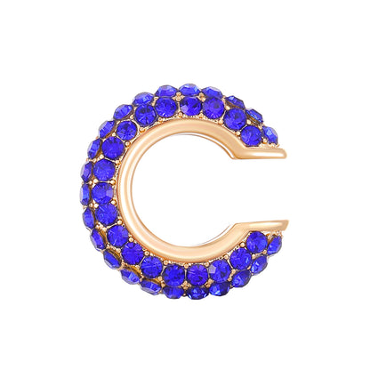 C形免耳洞鑲鑽耳夾－細節特寫43｜https://igowo.tw/
