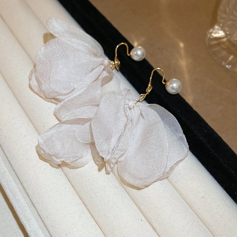 法式輕奢氣質珍珠款耳夾耳環小眾無耳洞耳骨夾時尚耳飾輕奢高級感