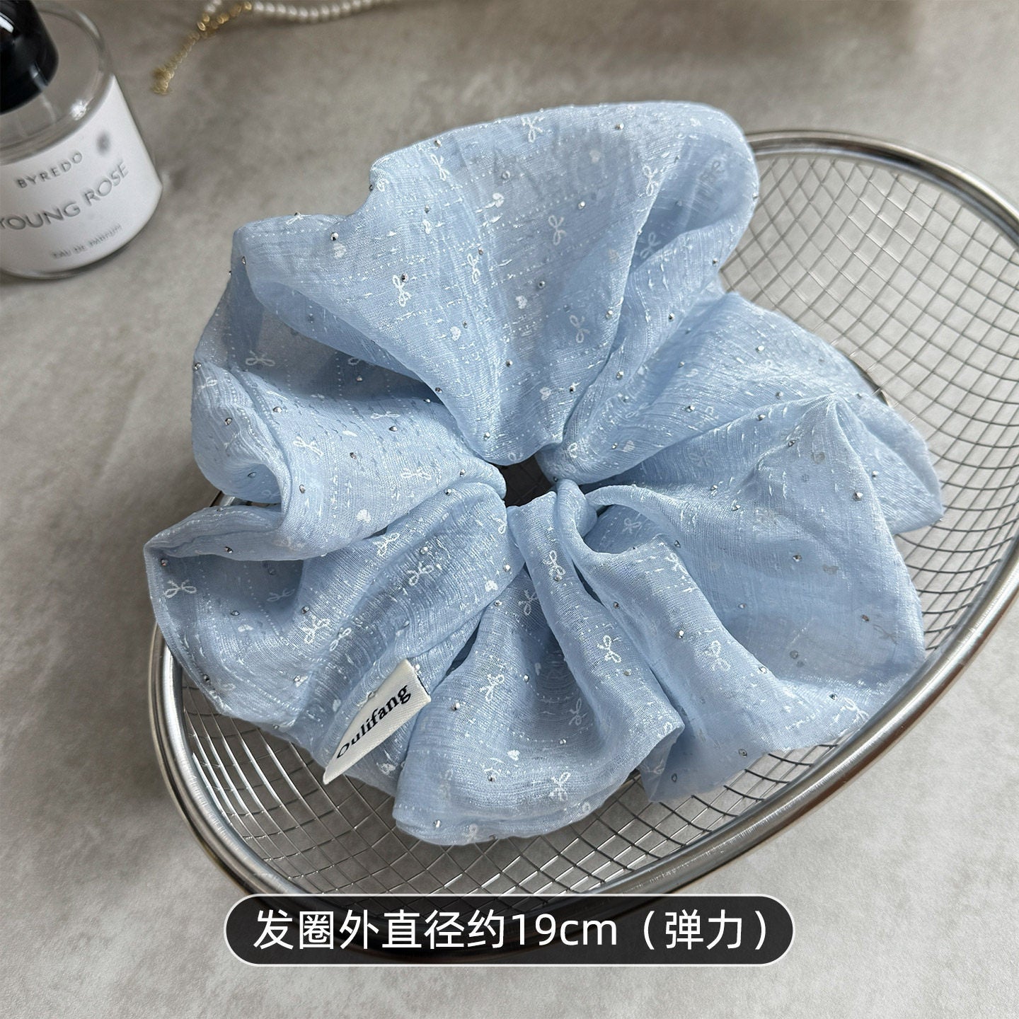 大腸圈鑲鑽髮圈