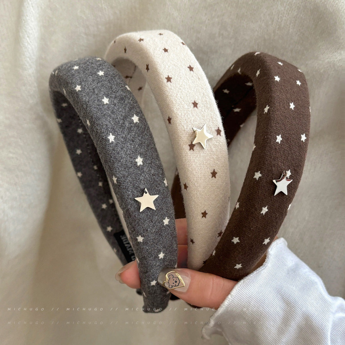 星星簡約髮箍－商品主圖｜https://igowo.tw/