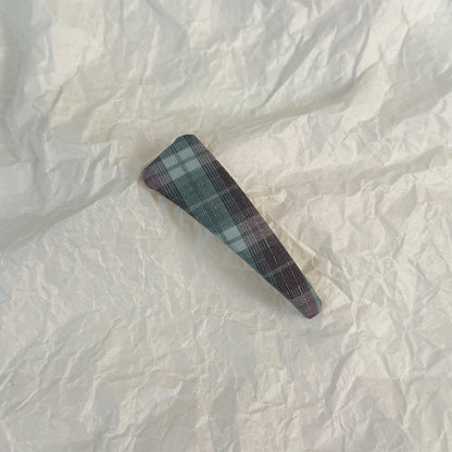 格紋簡約髮夾