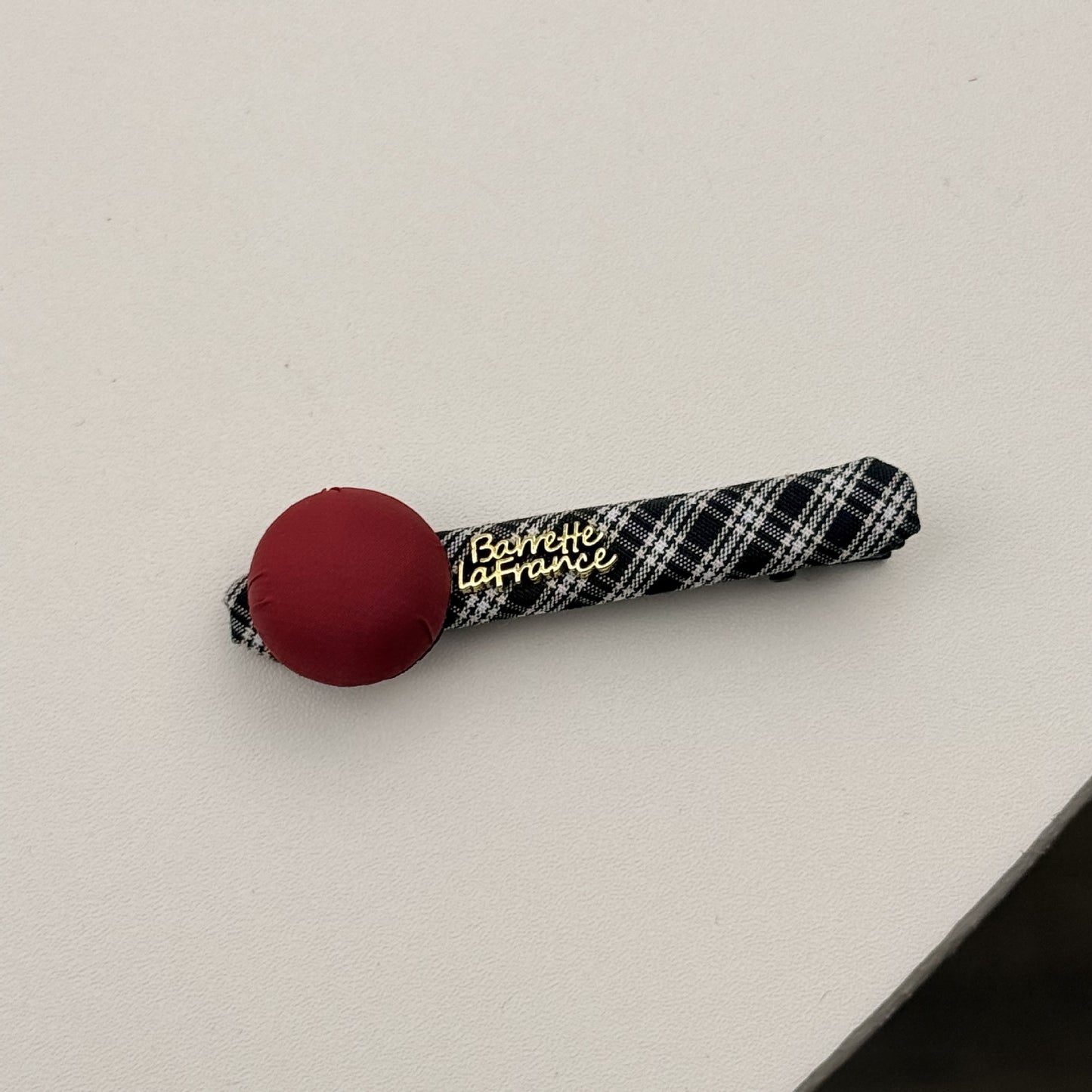 布面蝴蝶結復古髮圈