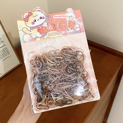 彩色簡約髮圈