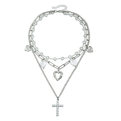 十字愛心項鍊