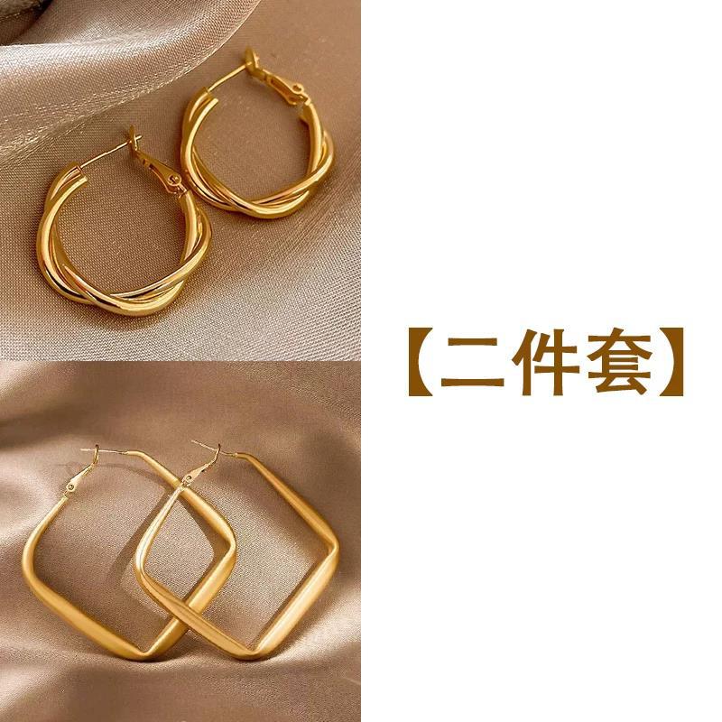 金屬復古耳釘－細節特寫23｜https://igowo.tw/