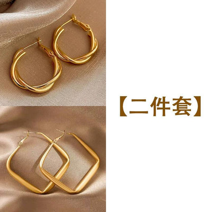 金屬復古耳釘－細節特寫23｜https://igowo.tw/