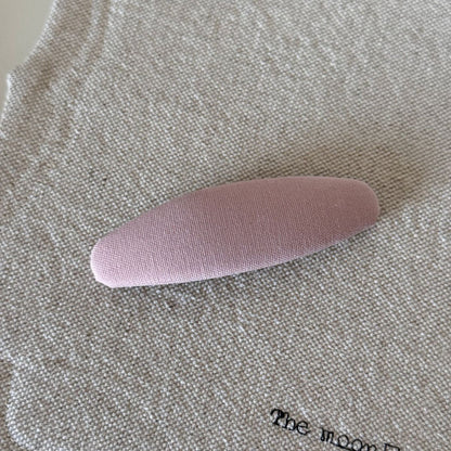 布面波點橢圓髮夾
