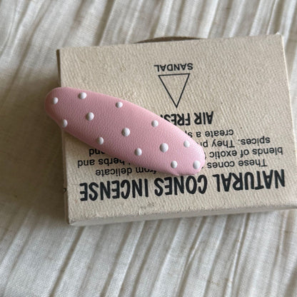 繽紛波點髮夾
