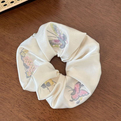 大腸圈刺繡復古髮圈