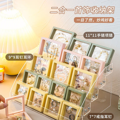 透明簡約耳環－細節特寫2｜https://igowo.tw/