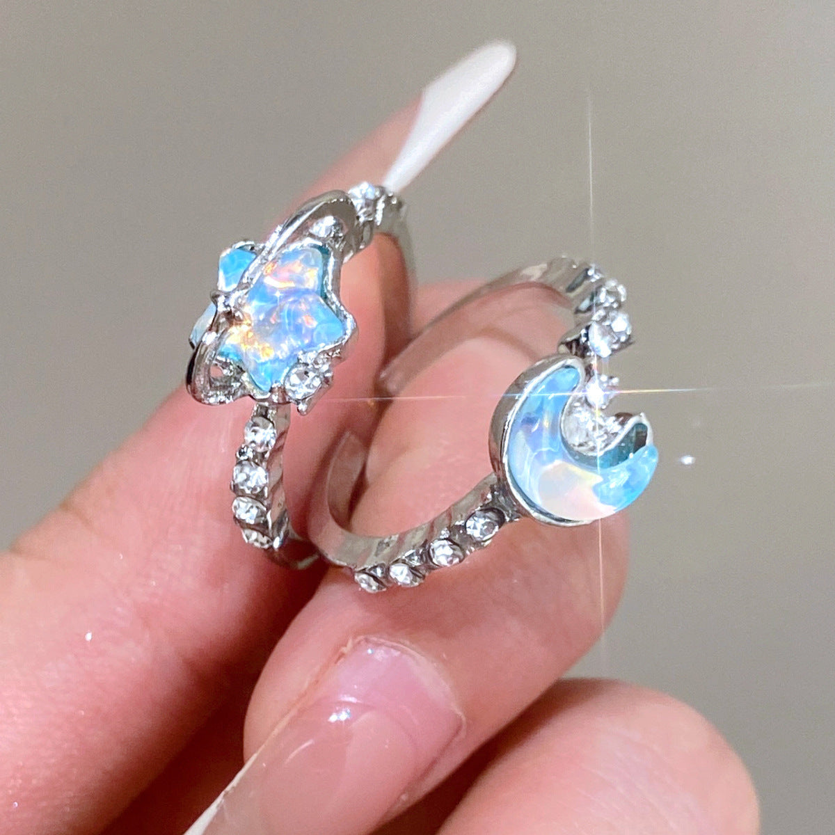 星星可調式戒指－商品主圖｜https://igowo.tw/