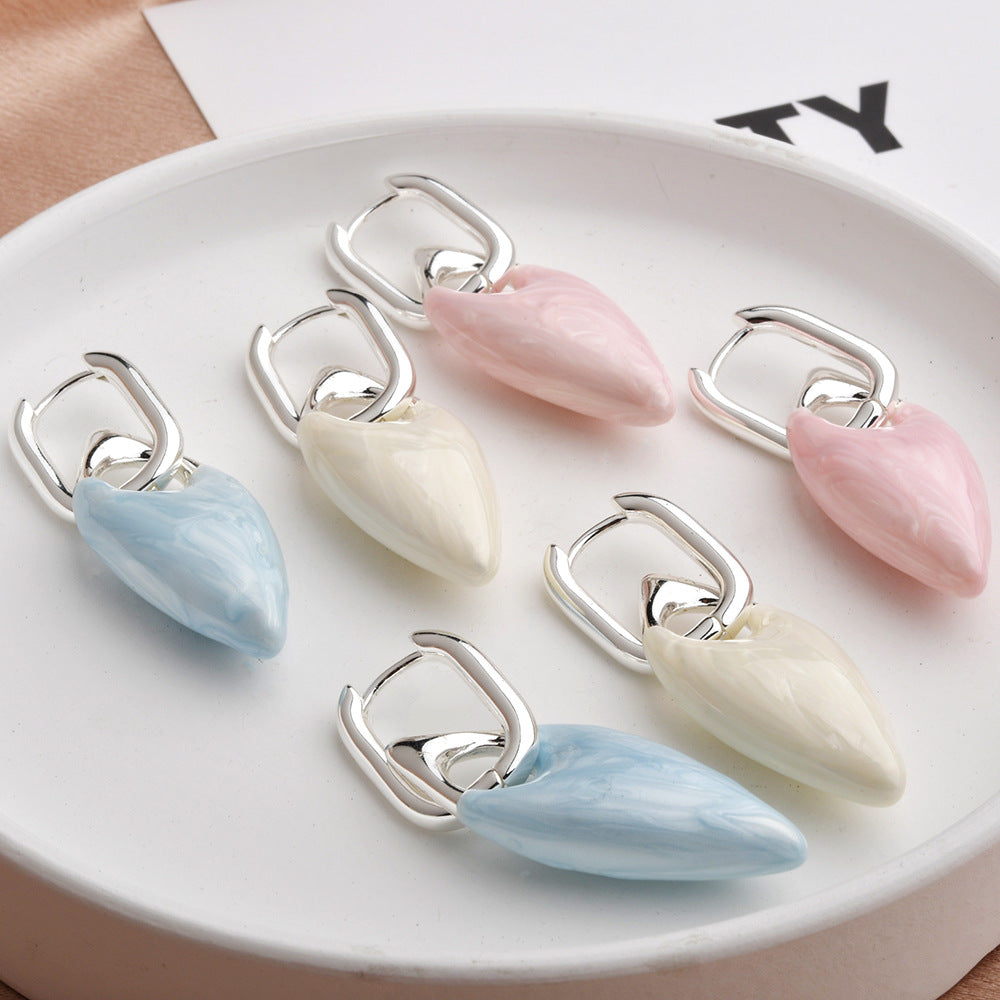 彩色琺瑯耳扣－商品主圖｜https://igowo.tw/