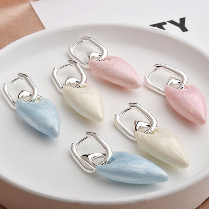 彩色琺瑯耳扣－商品主圖｜https://igowo.tw/