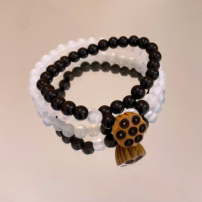 水晶蝴蝶串珠手鏈女款輕奢閨蜜送禮生日手串高顏值學生黨精致手飾